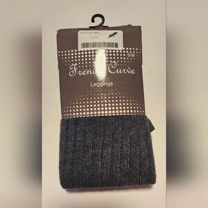 French Curve Gray Leggings